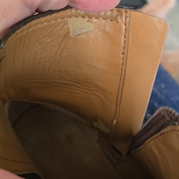 Nine West Vintage American Collection Bootie Size 8 Brown Western - Picture 12 of 13